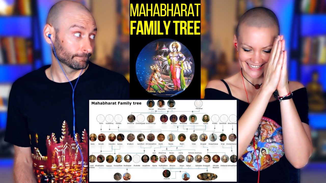 РЕАКЦИЯ на генеалогическое древо Махабхараты