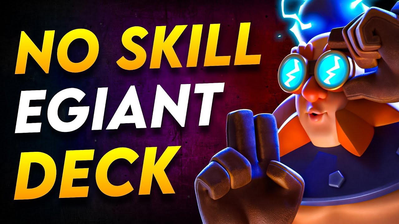 This NO SKILL Electro Giant Deck Wins So Easily!!