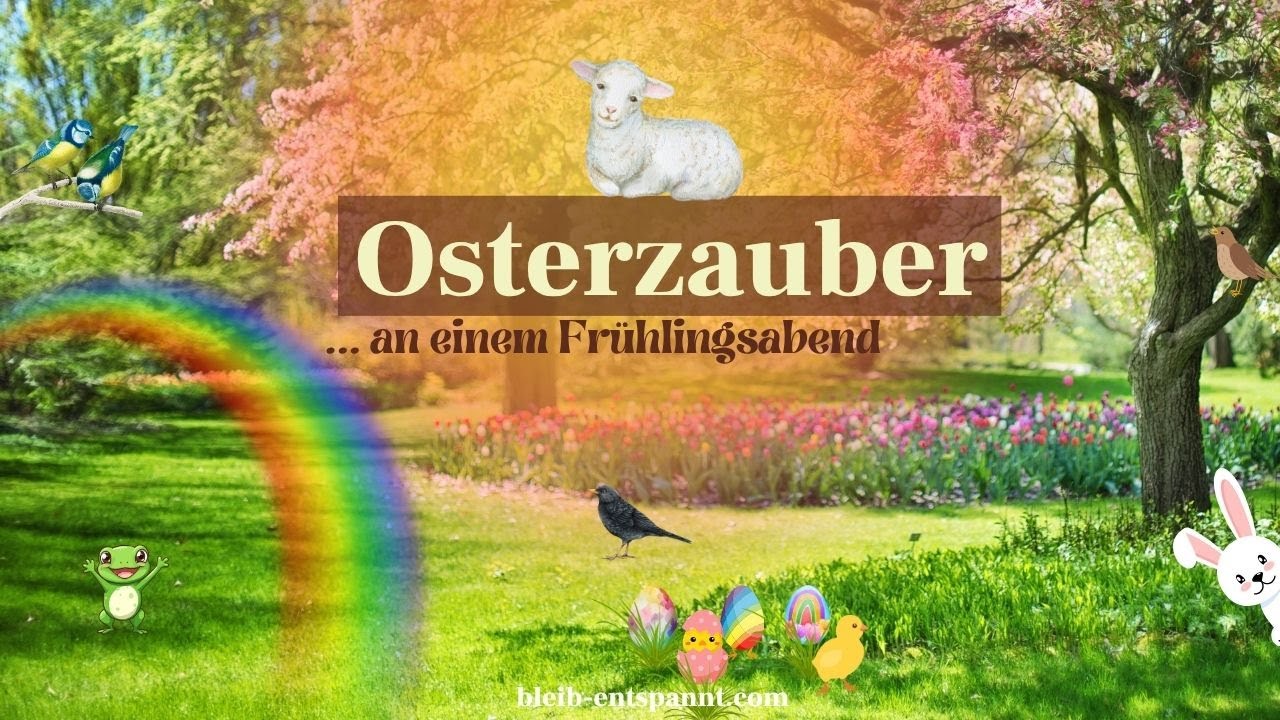 Einschlafmusik: Osterzauber an einem Frühlingsabend | Entspannungsmusik zum Einschlafen