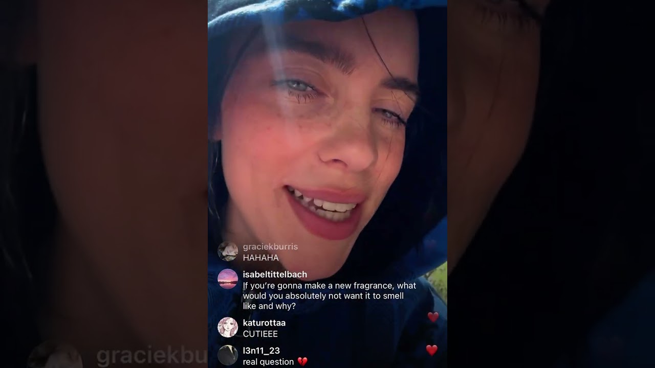 billie eilish (FULL) instagram live. 5-12-25