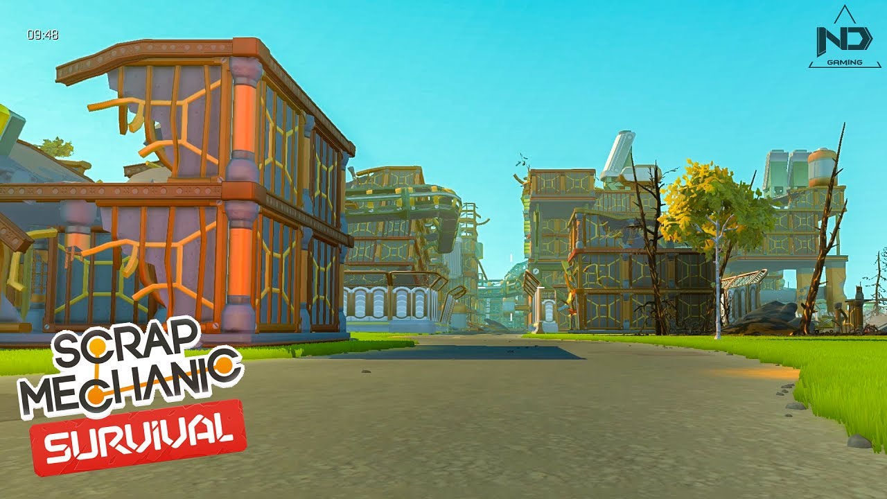 Scrap Mechanic Survival #15 - Phát Hiện Thành Phố Bị Bỏ Hoang Đầy Bí Ẩn