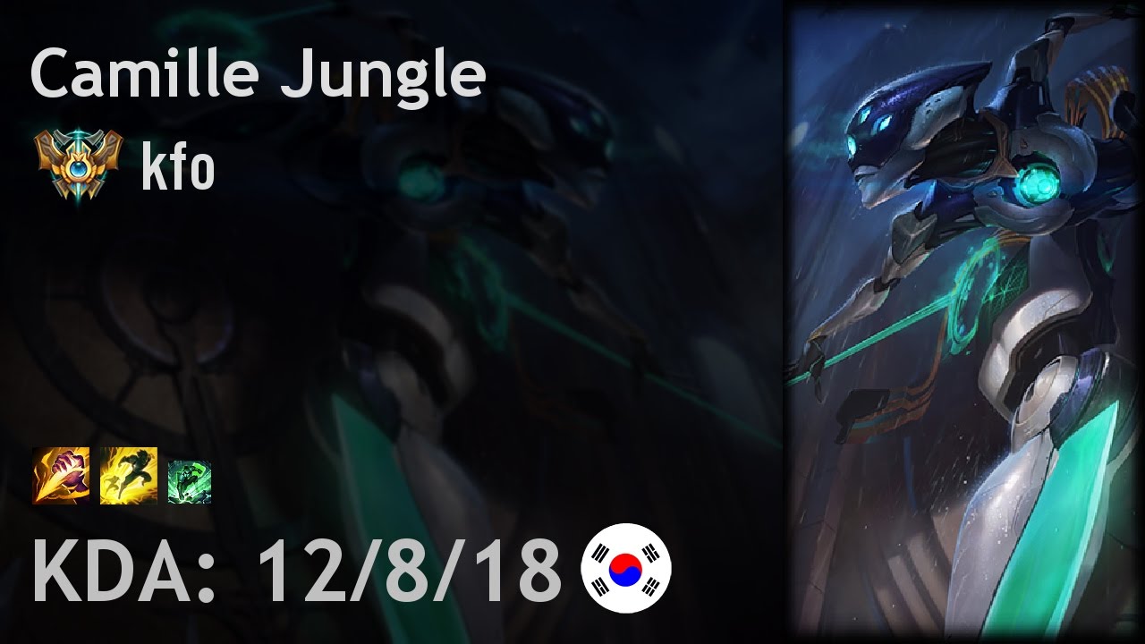 Camille Jungle vs Graves - kfo - KR Challenger Patch 6.24