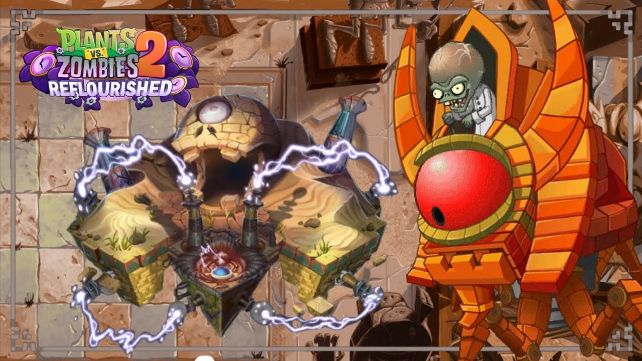 Ancient Egypt Final Boss Battle (Zombot Sphinx-inator 2.0) | Plants Vs Zombies 2: Reflourished.