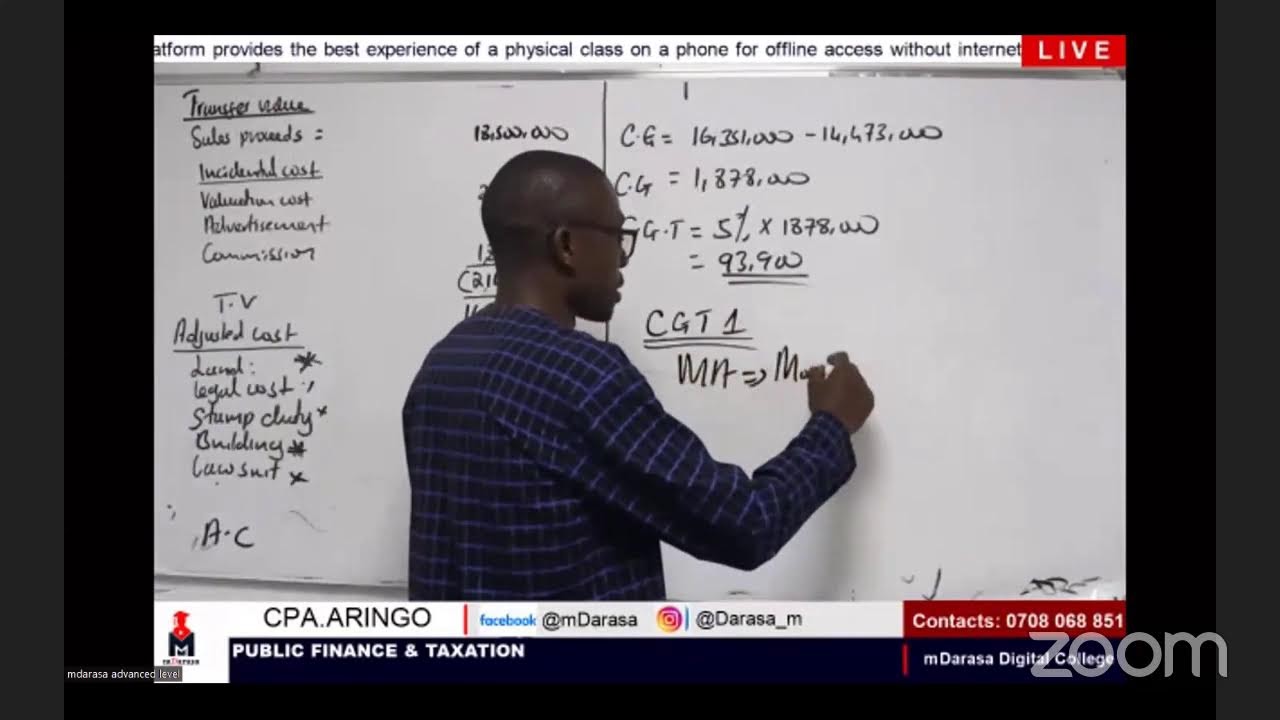 PUBLIC FINANCE TAXATION REVISION