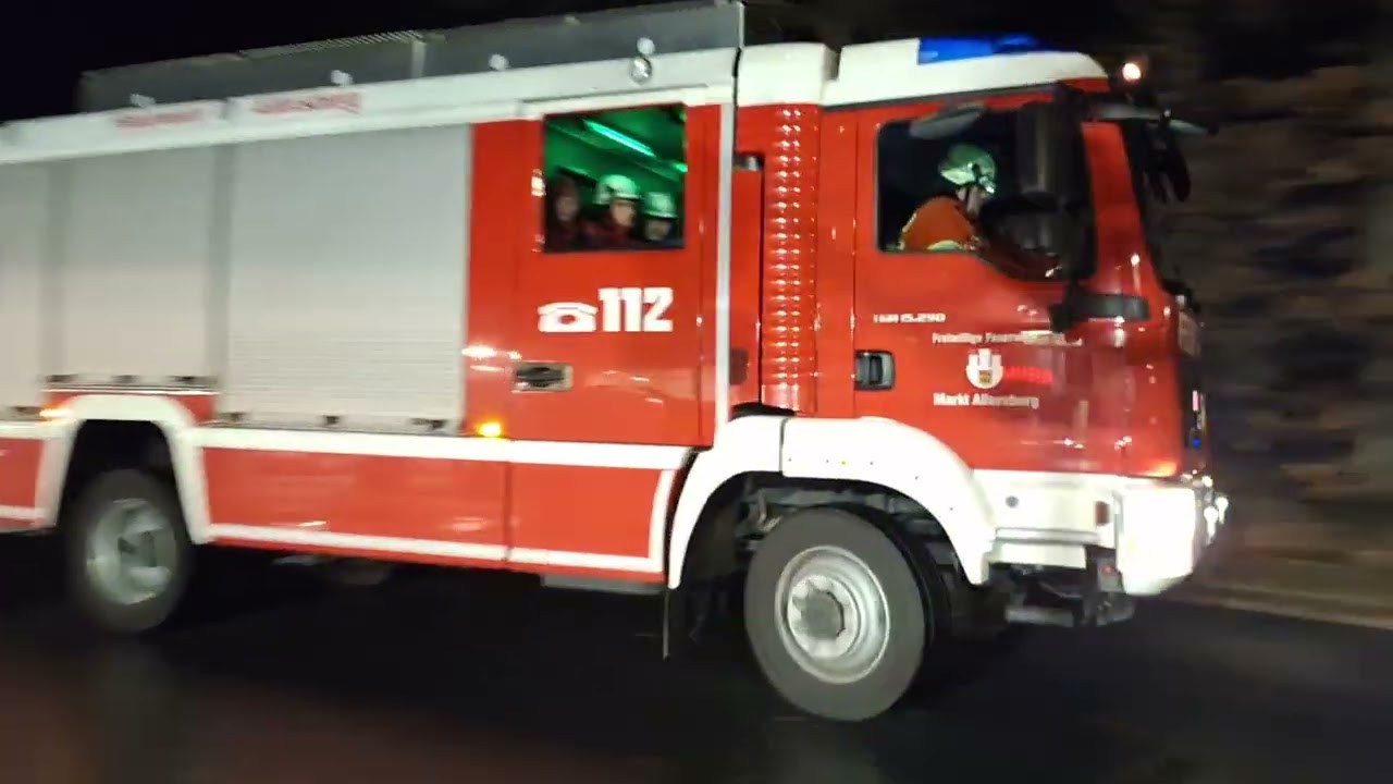 Einsatzfahrten in Allersberg mit RD und FF Allersberg 
