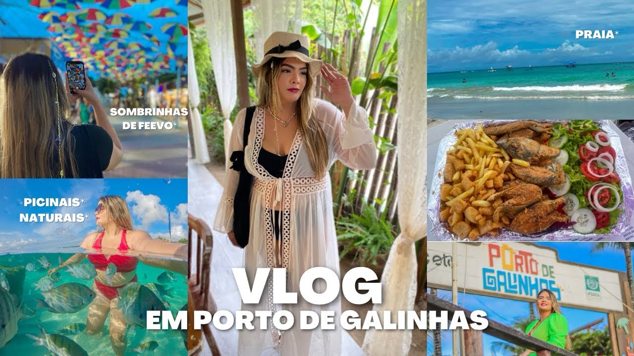 VLOG viagem | PORTO DE GALINHAS 🏖️🧳 piscinas naturais, vila de porto | Allana Mirella