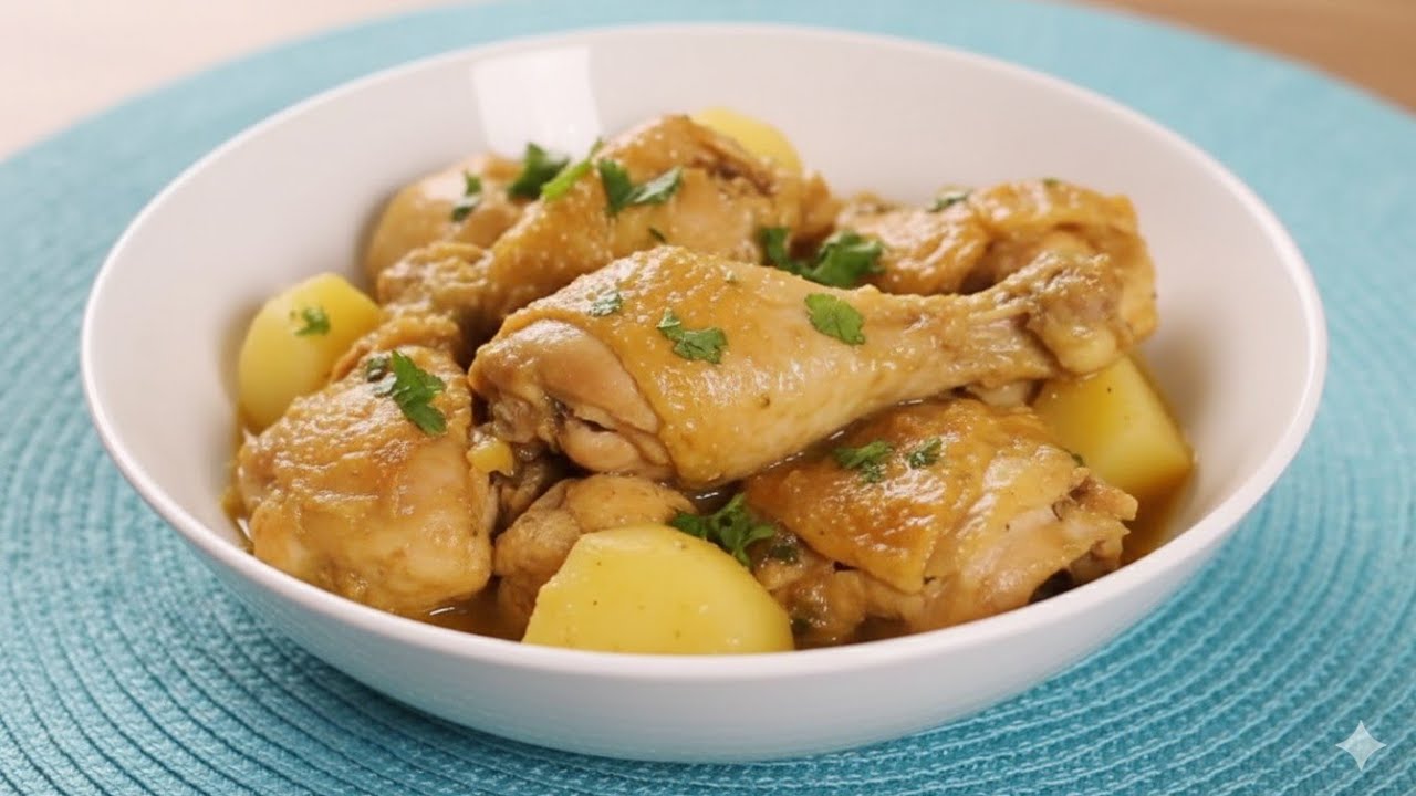 POLLO GUISADO  /Delicias de Fátima 