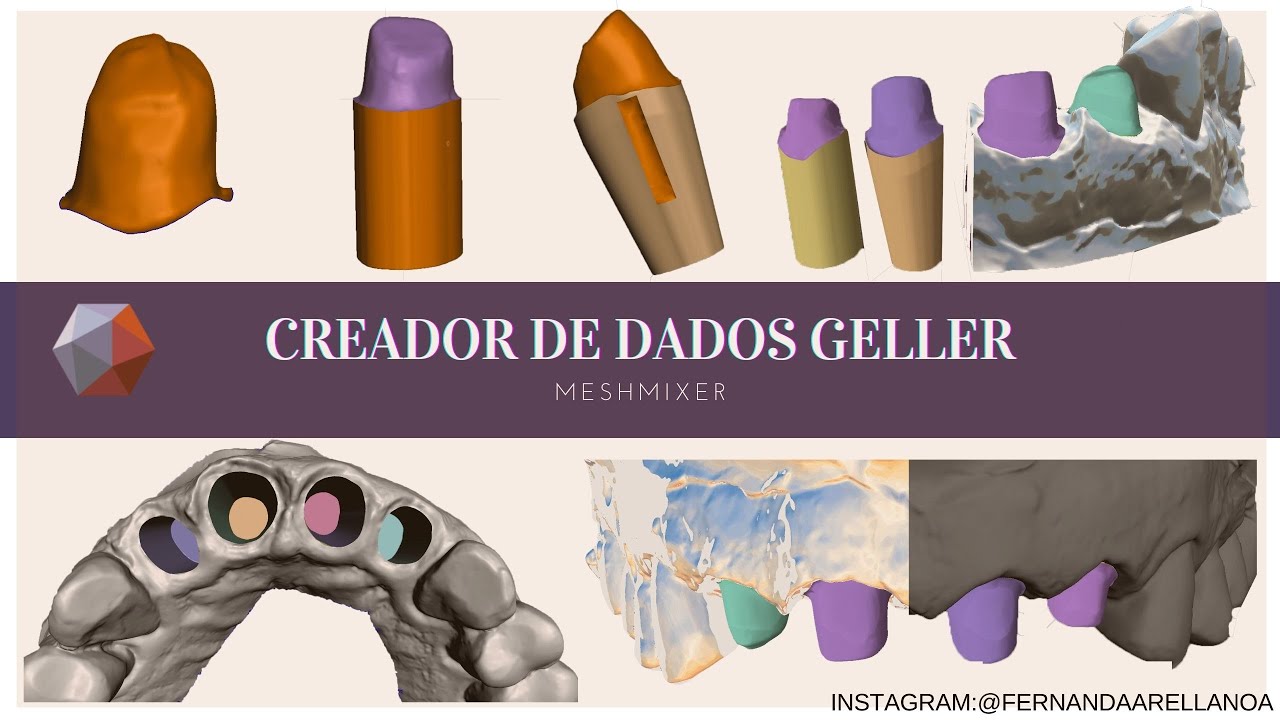 Cómo Realizar Dados Geller Desmontables con Meshmixer