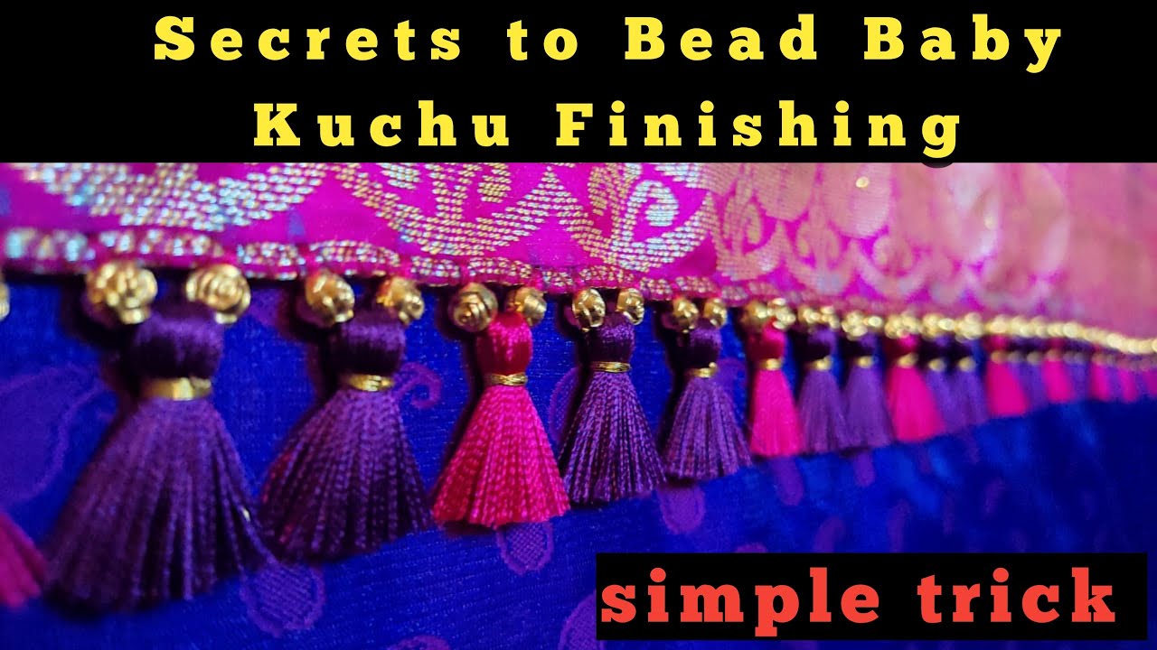 Saree Kuchu with Beads: A Guide to Creating a Unique Look🥳| Sony Creative Designer