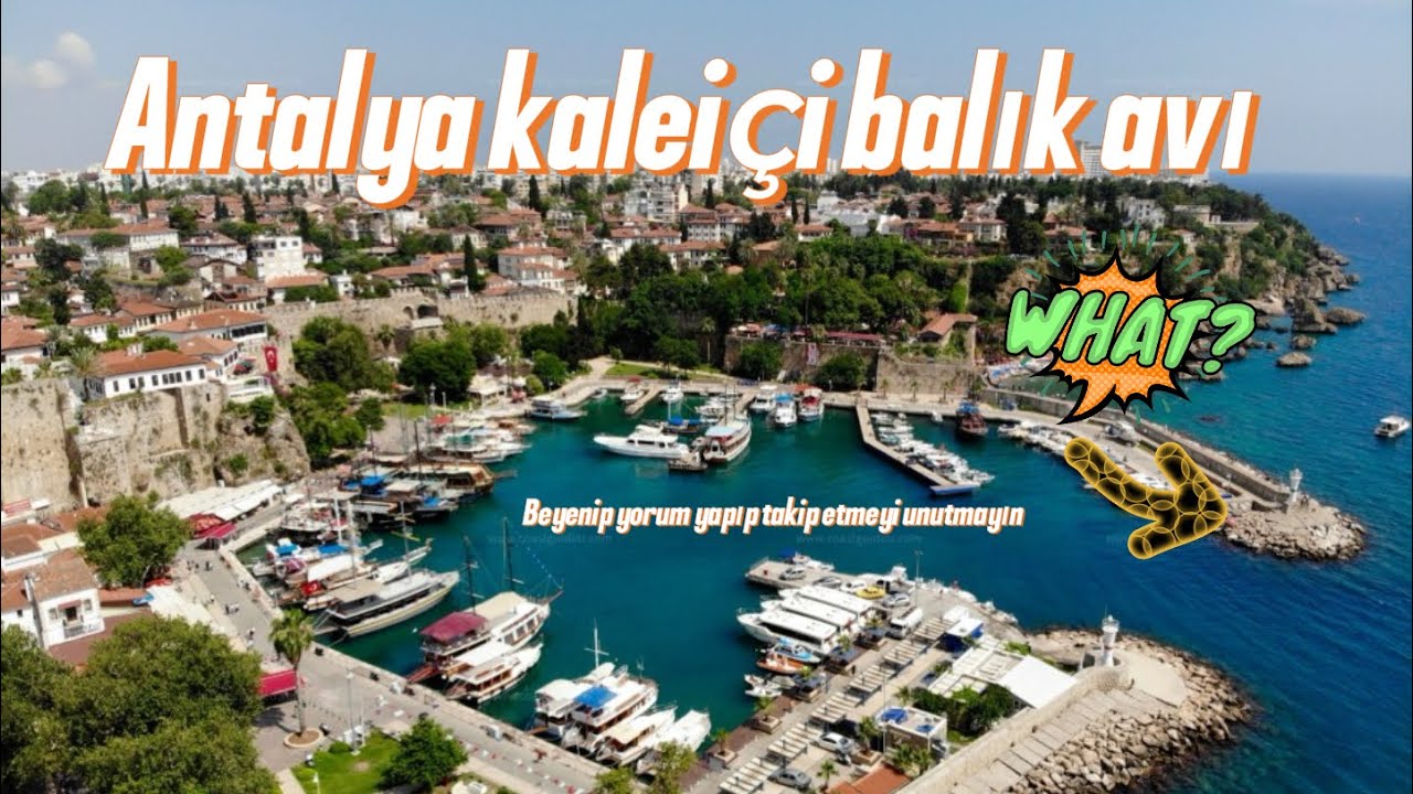 Antalya Kaleiçi’nde Balık Avı! Tarihin İçinde Sürpriz Av 🎣🔥