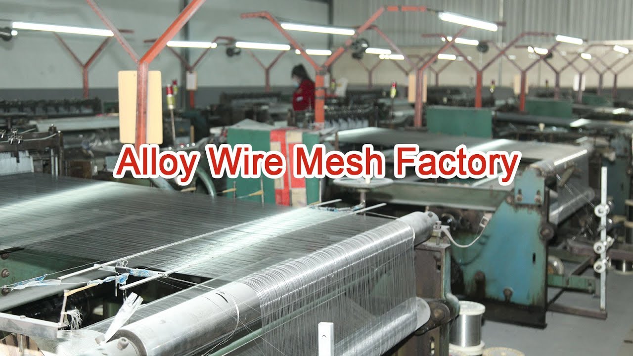 ⚙️ Alloy Wire Mesh | Monel · Inconel · Hastelloy #alloy #mesh #factory #workshop #manufacturing