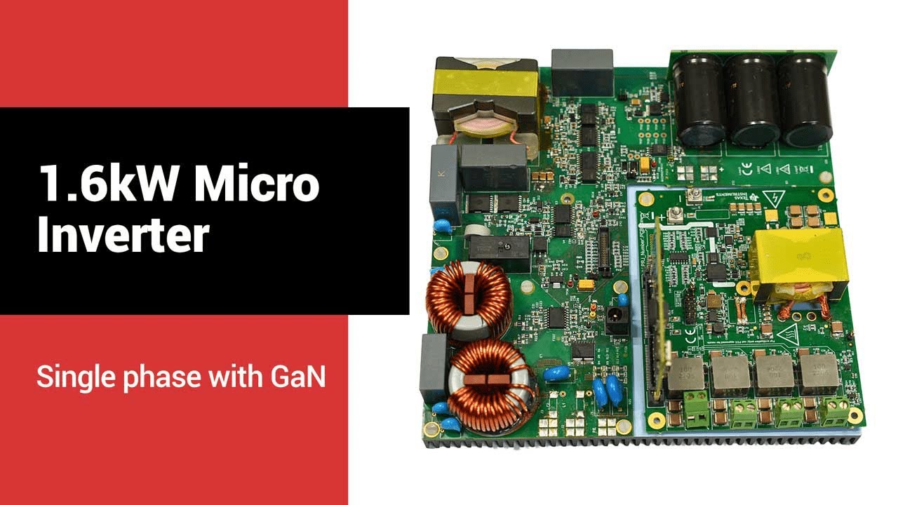 1.6kW GaN based single phase micro inverter