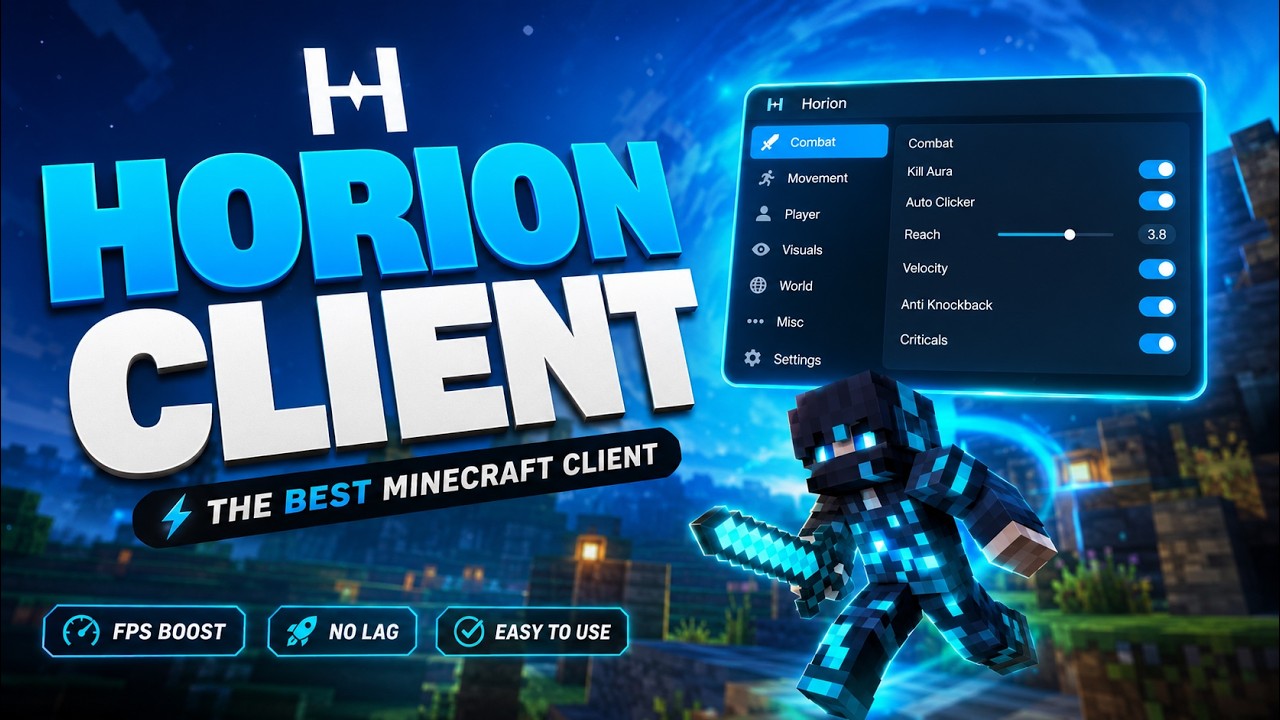 Horion Client 26.24 - Minecraft Bedrock Hacked Client - MCBE Hack Download