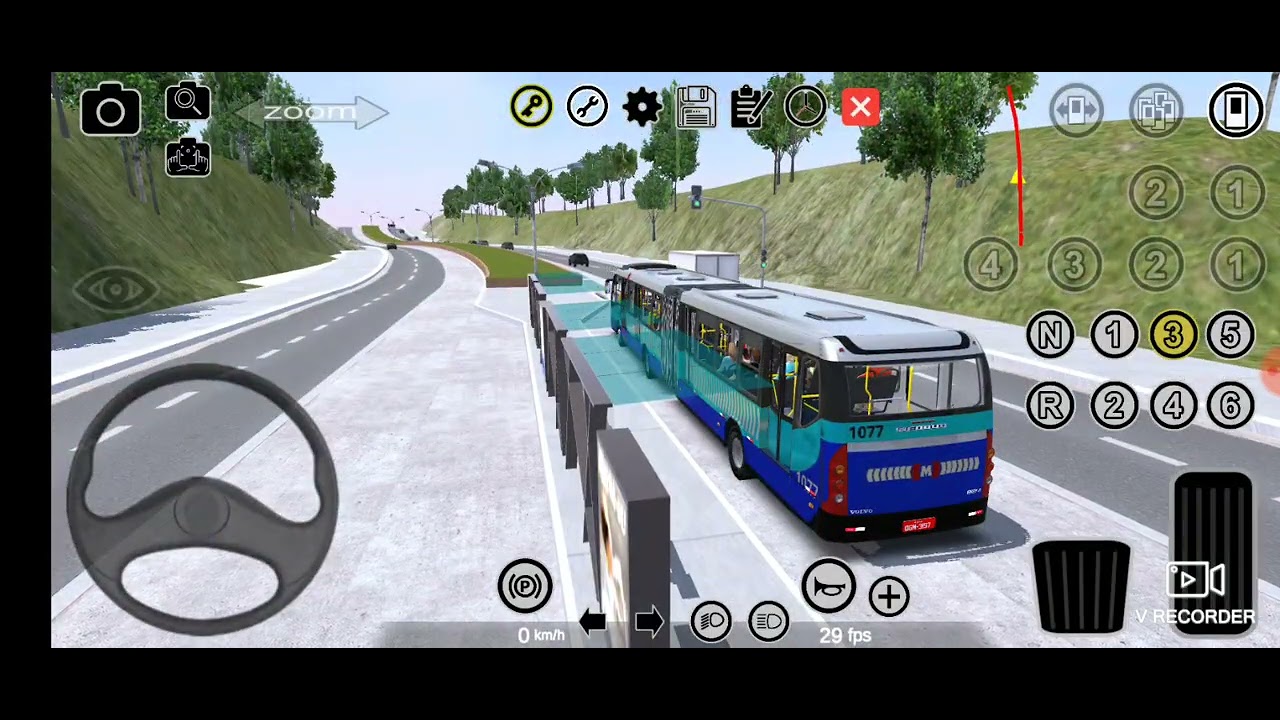 Neobus mega BRT da metrobus de Goiânia próton bus simulator linha 110 Terminal Senador canedo 