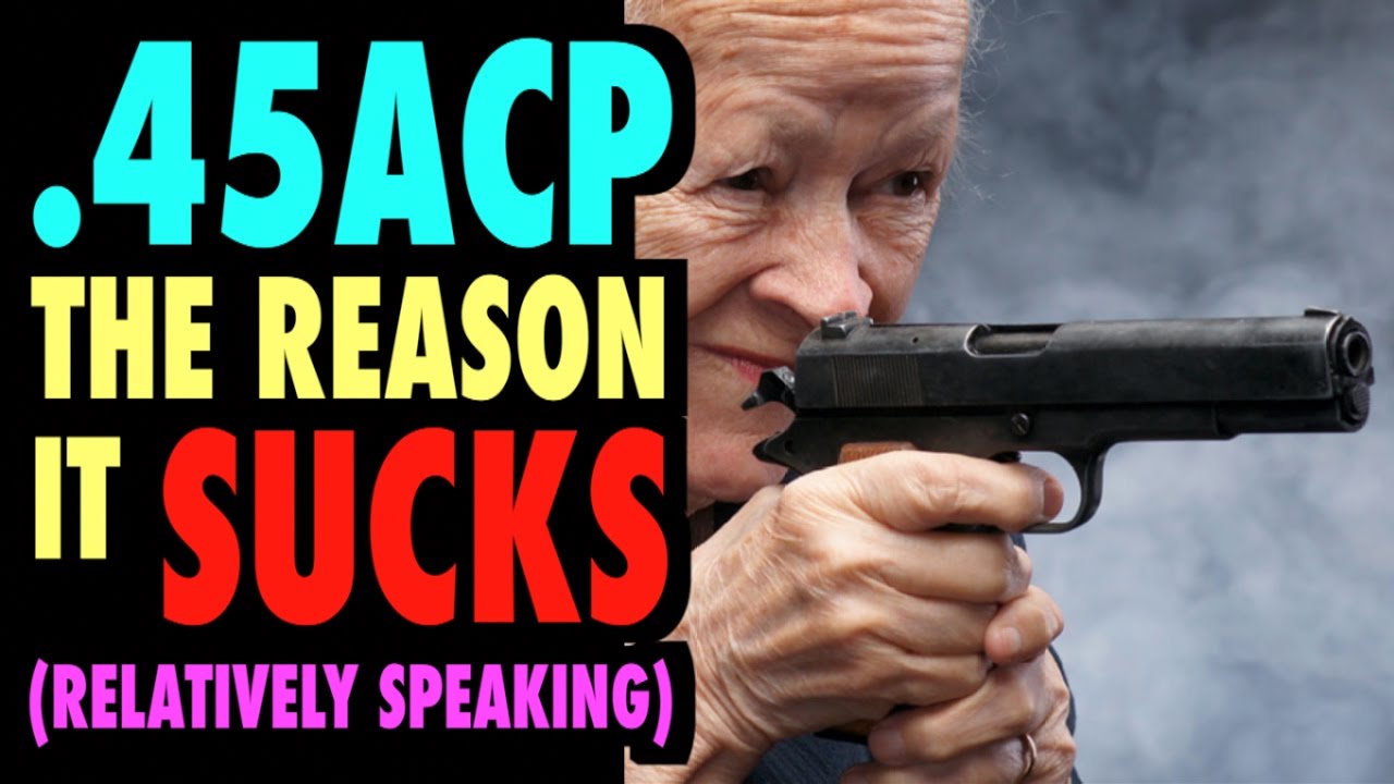 Почему .45acp не подходит для самообороны