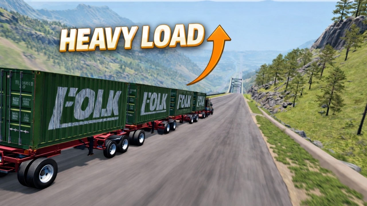No Brakes Downhill Challenge – Which Car Survives to the End?! | BeamNG.drive #11