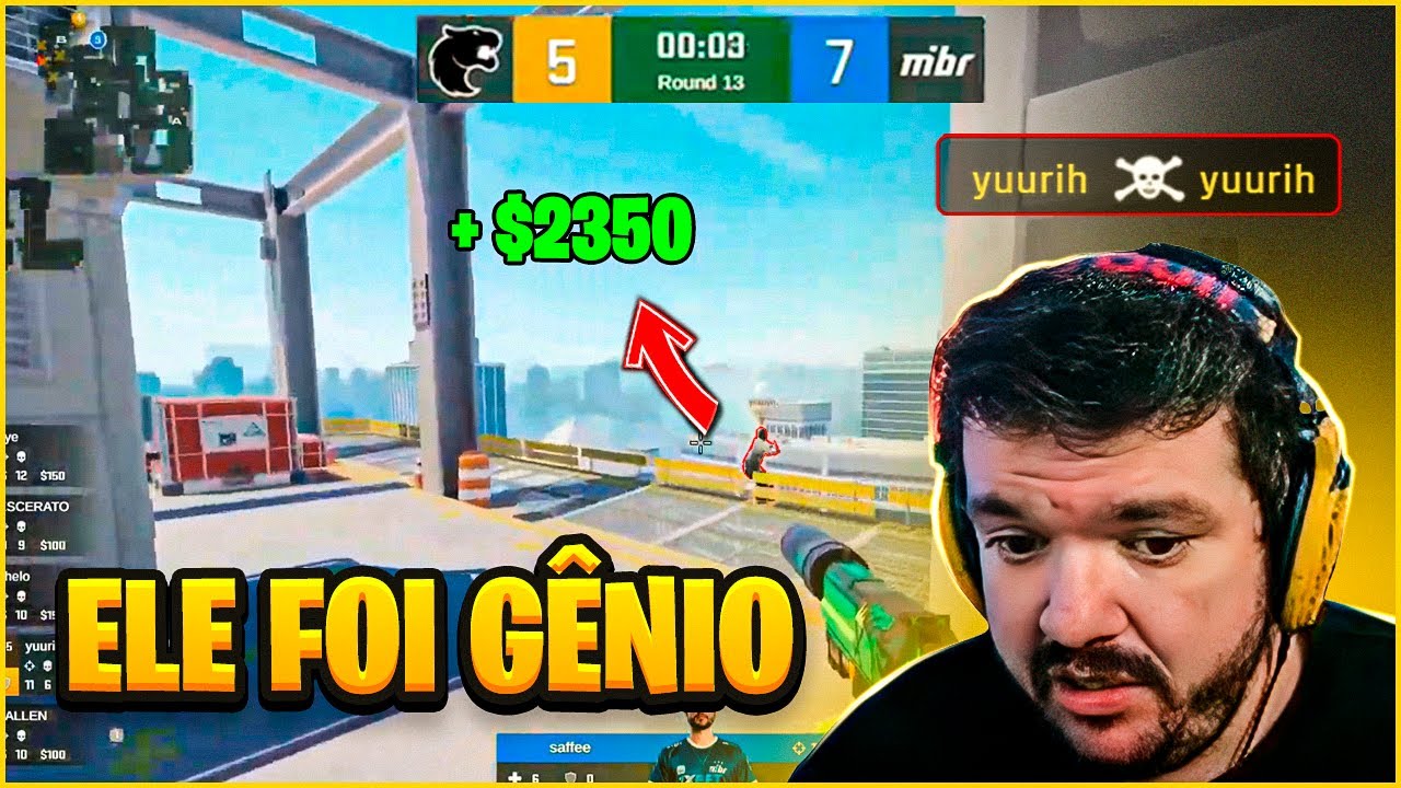 QUANDO O GAULES FICA IMPRESSIONADO COM JOGADAS NA TRANSMISSÃO 🤯🧠