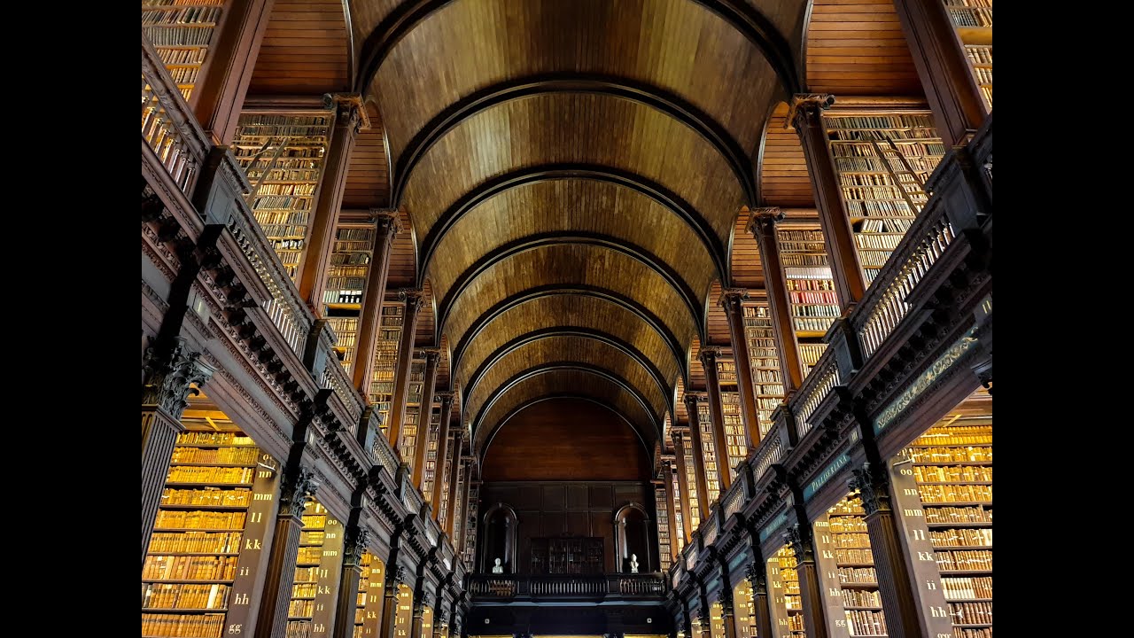 The book of Kells Exhibition and Old Library at Trinity College Dublin Ireland | GoPro hero 7 black