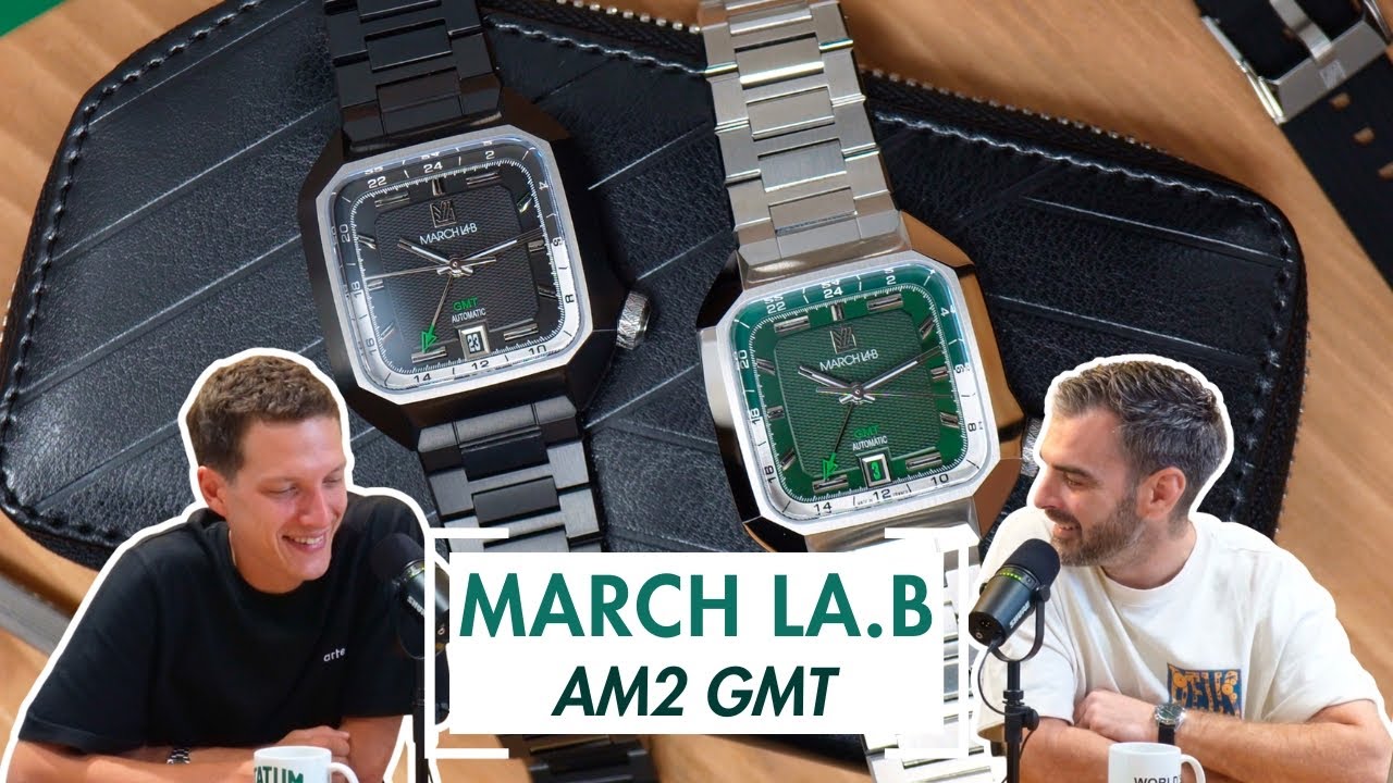 #FOCUS - March LA.B dévoile un trio d'AM2 GMT, 1ère collection animée du calibre La Joux-Perret G110