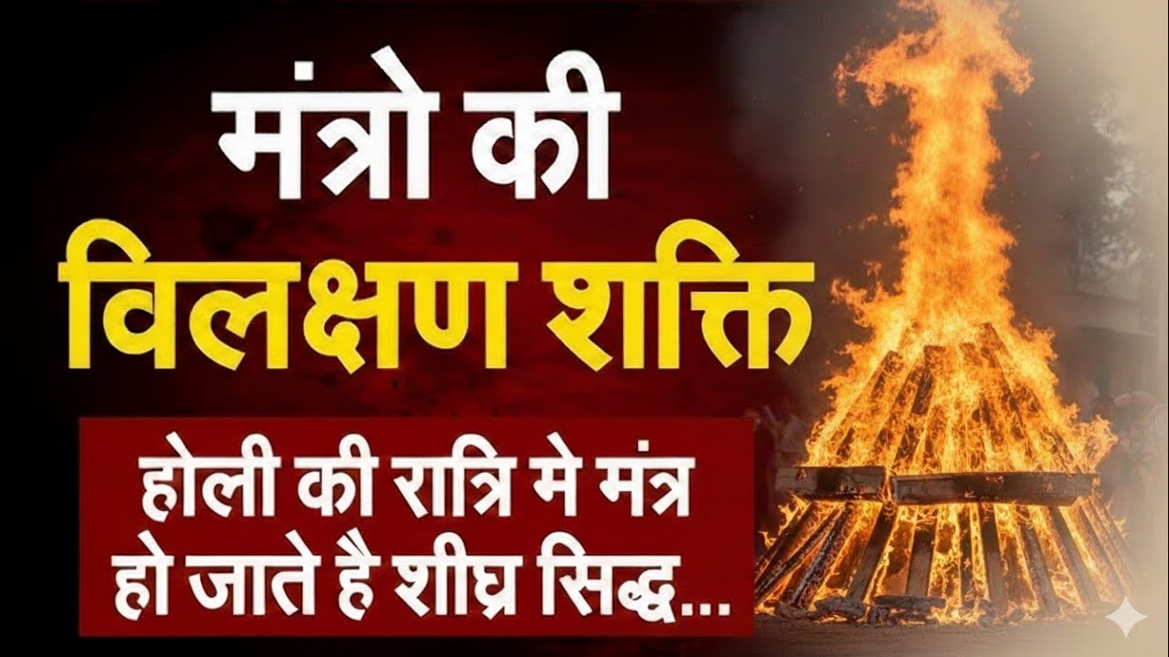 होली की रात मंत्र सिद्ध कैसे करें? | होली साधना की सबसे सरल विधि#होली2026 #मंत्रसिद्धि #होलीसाधना