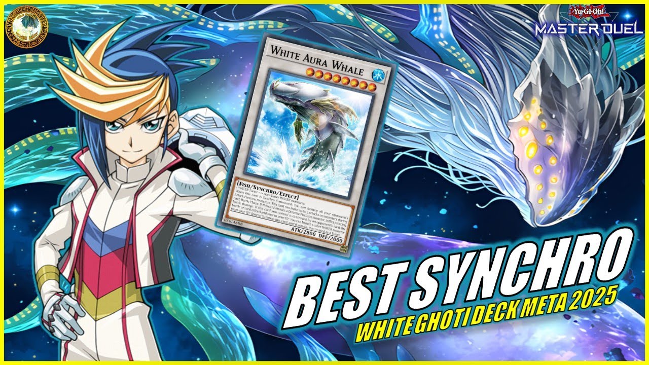 Ghoti White Aura Deck 2025 ✪ BEST SYNCHRO Crushes Meta! | Tips and Tricks - Yugioh Master Duel