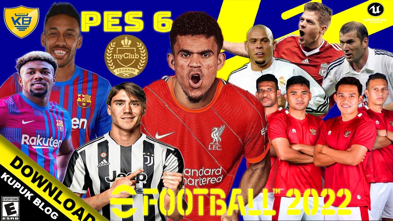 Update PES 6 Patch Efootball Full Transfer Terbaru 2022