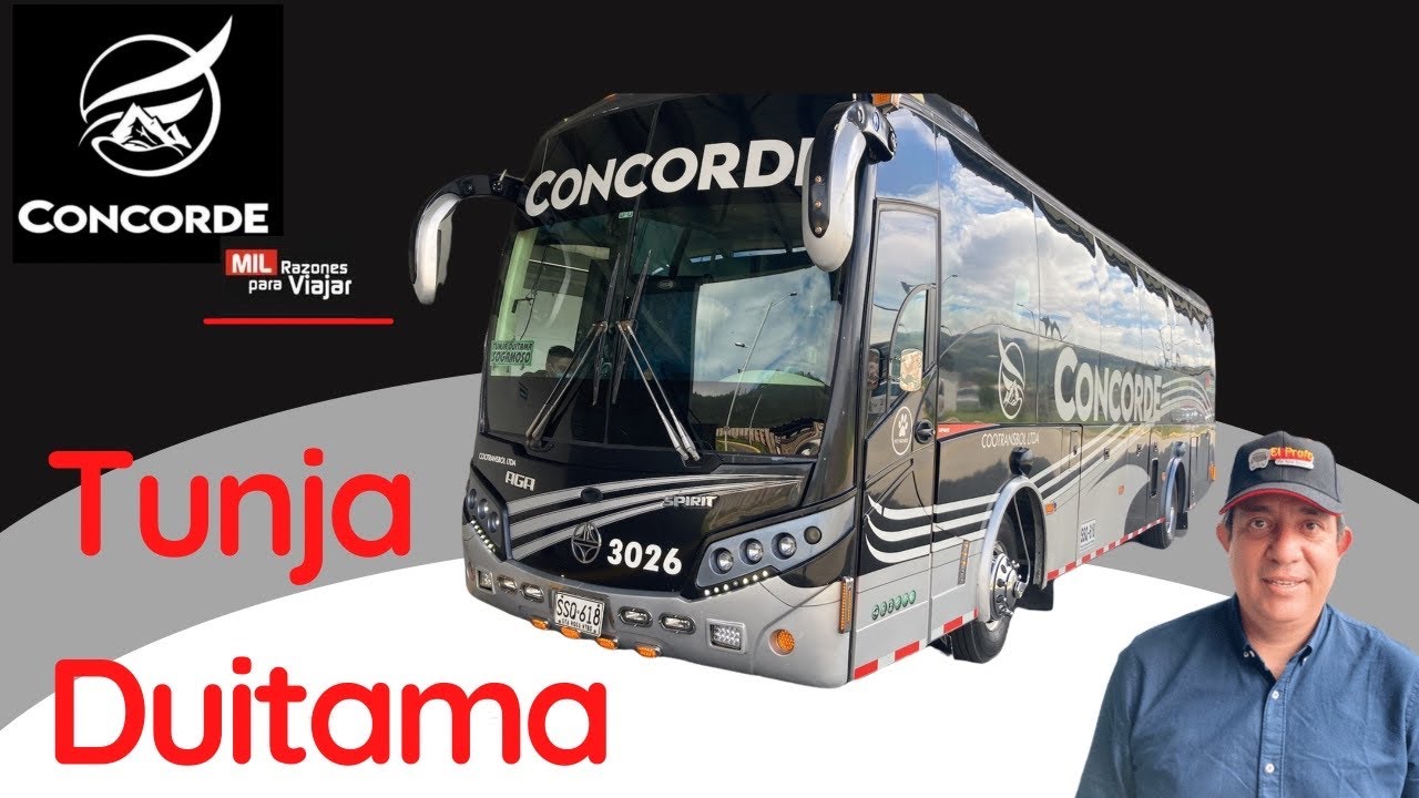Viajando en Concorde de Tunja a Duitama 