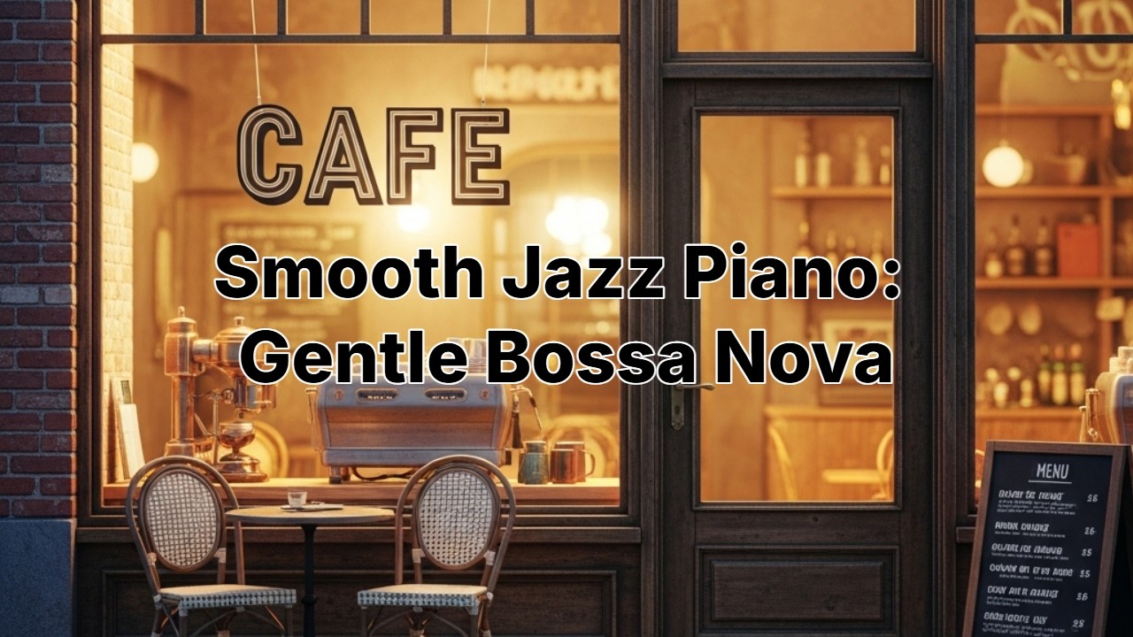 Smooth Jazz Piano: Gentle Bossa Nova & Soft Instrumental Tunes for Focus