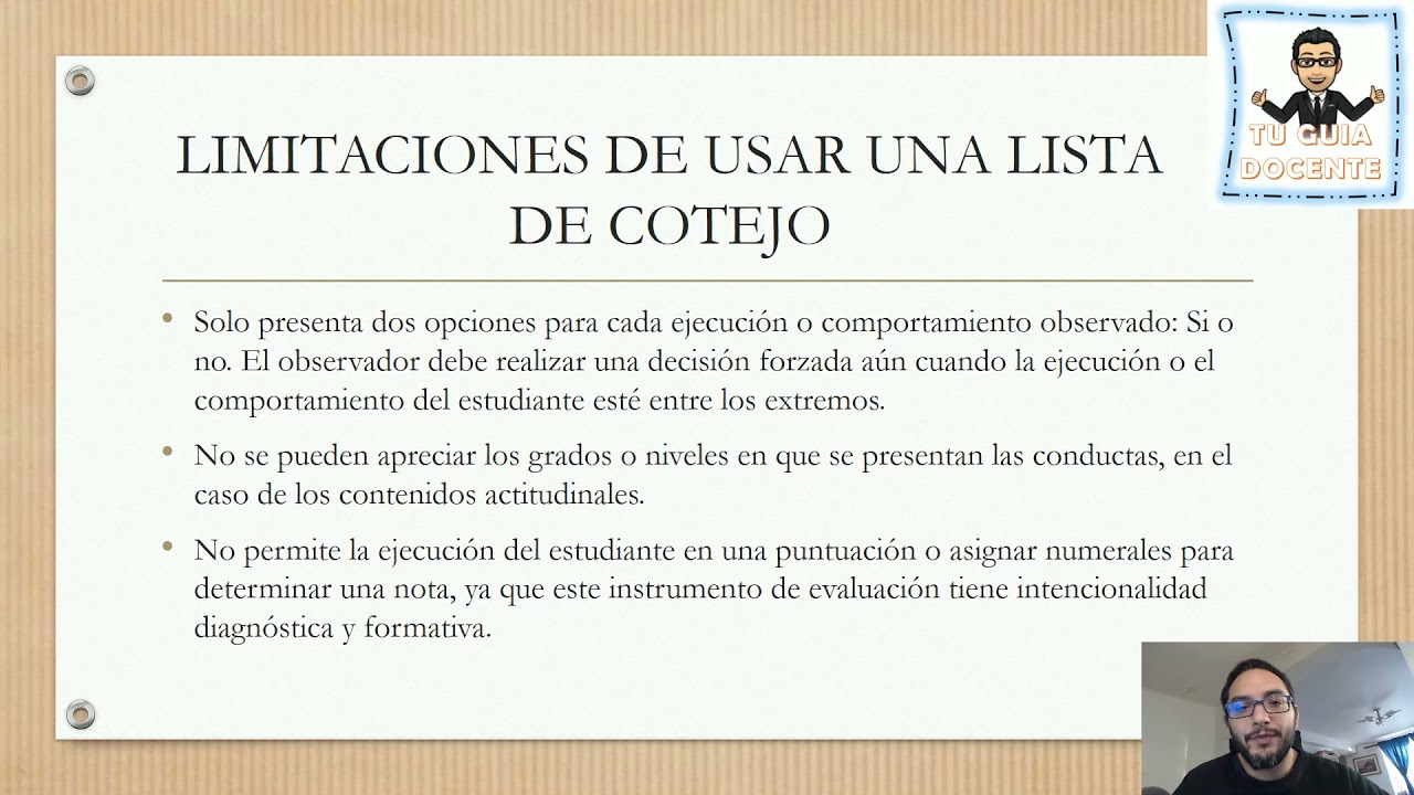 ¿Cómo hacer una lista de Cotejo? tu guia docente
