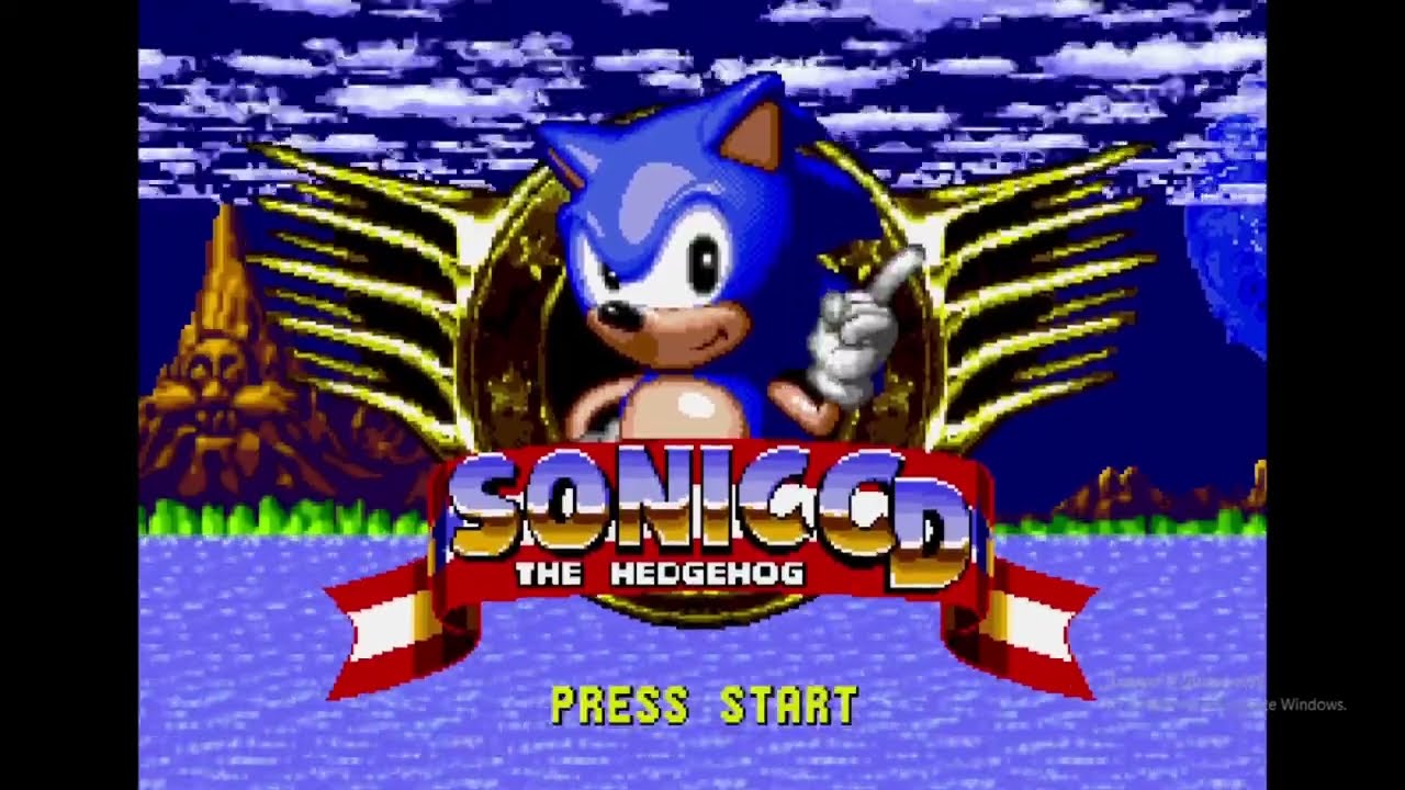 The end of Little Planet - Sonic CD Alternative Ending
