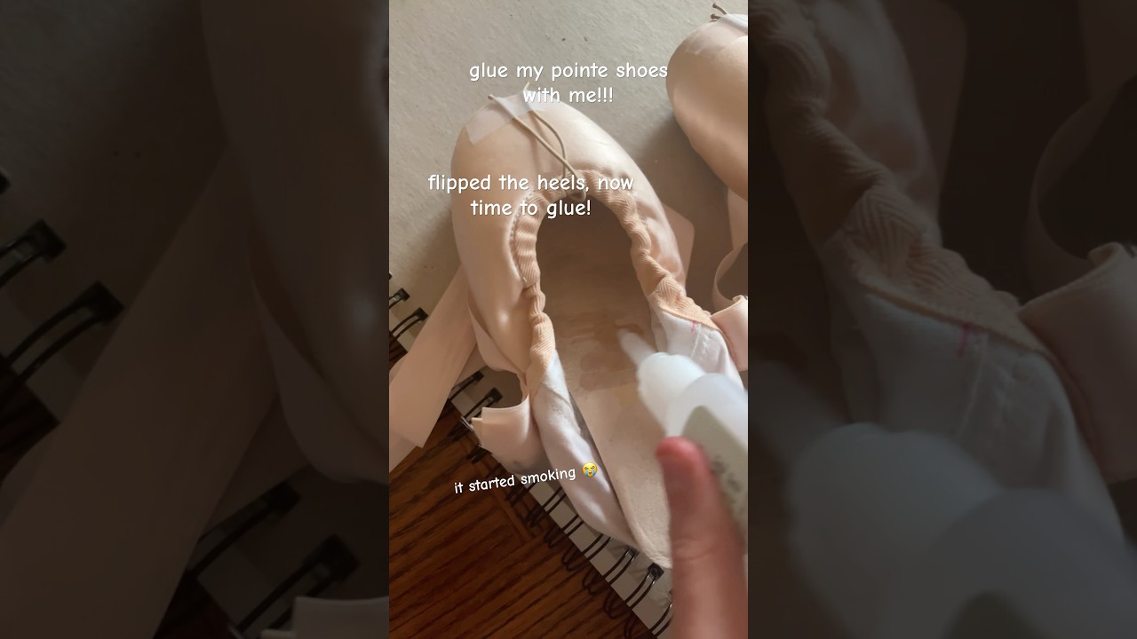 jet glue pointe shoes with me! // #ballet #dance #pointeshoes #dancer #balletclass