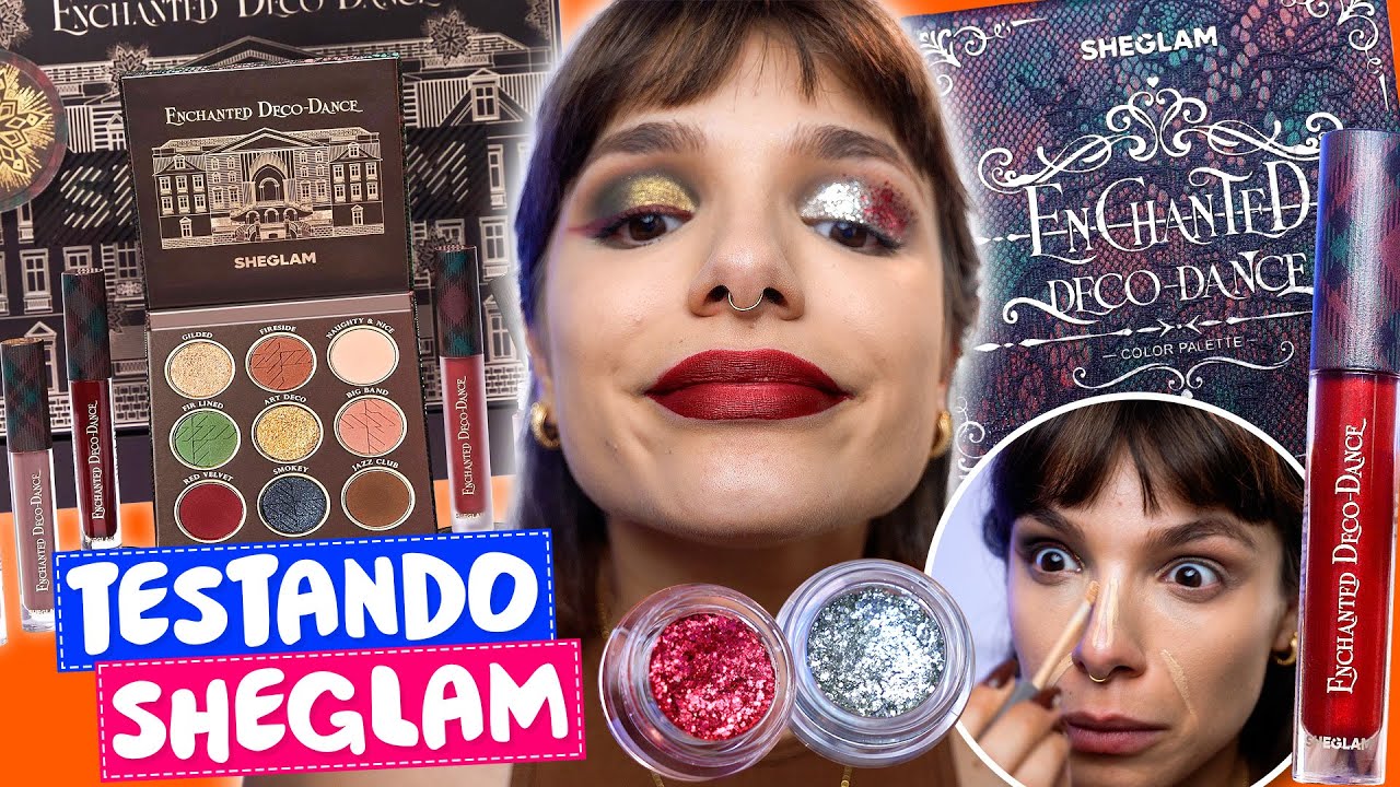 TESTEI A NOVA COLEÇÃO DA SHEGLAM!!! CHO-CA-DA