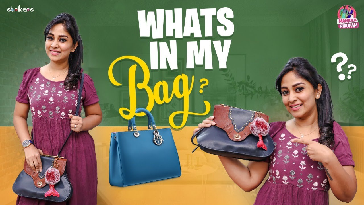 What's In My Bag || Manjula Nirupam || Strikers