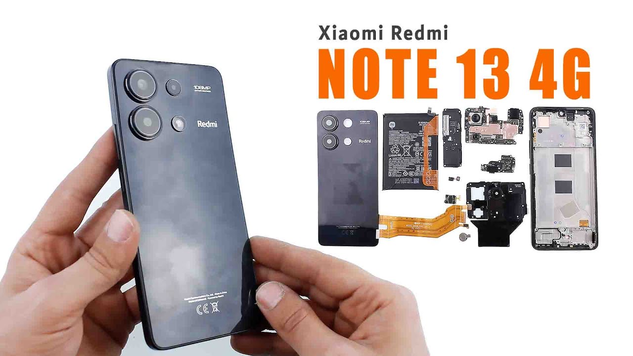 Xiaomi Redmi Note 13 4G Disassembly (Screen Replacement)