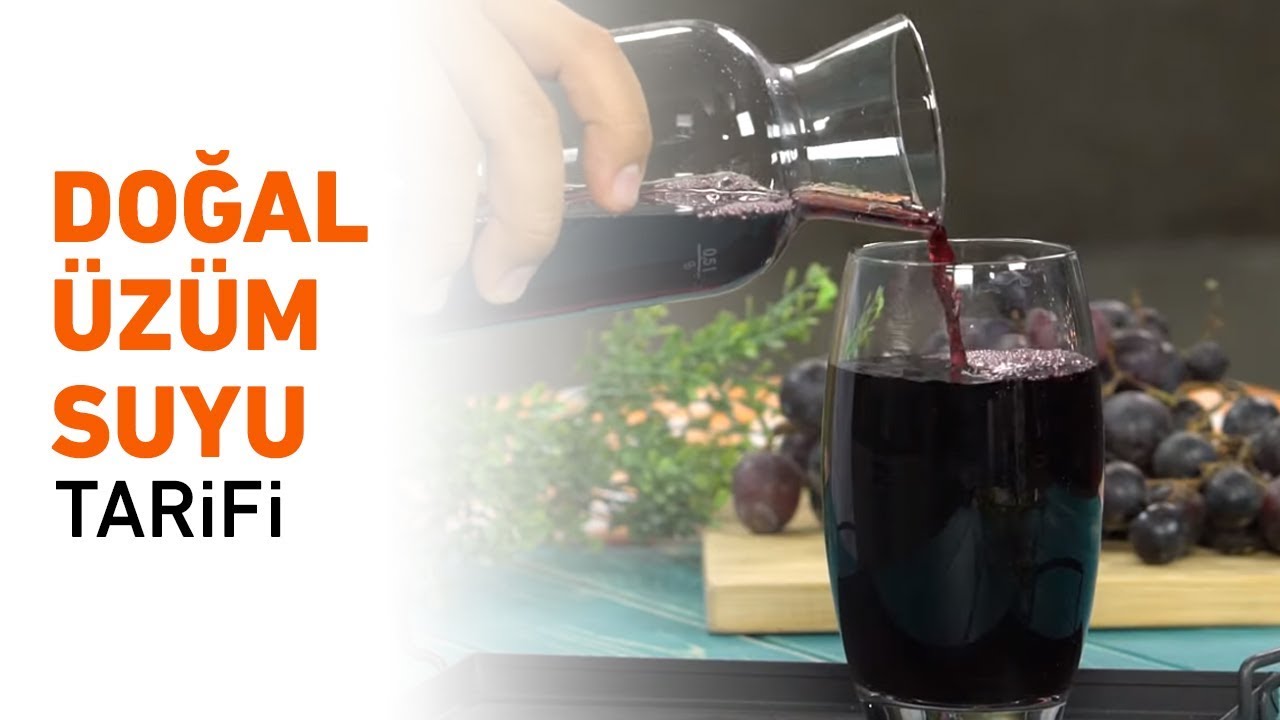 DOĞAL &Uuml;Z&Uuml;M SUYU TARİFİ | EVDE &Uuml;Z&Uuml;M SUYU YAPIMI