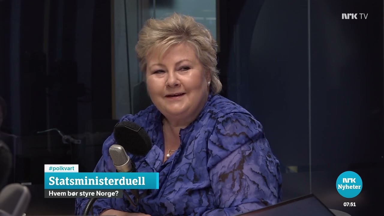 Politisk kvarter 12.06.2023 Erna Solberg