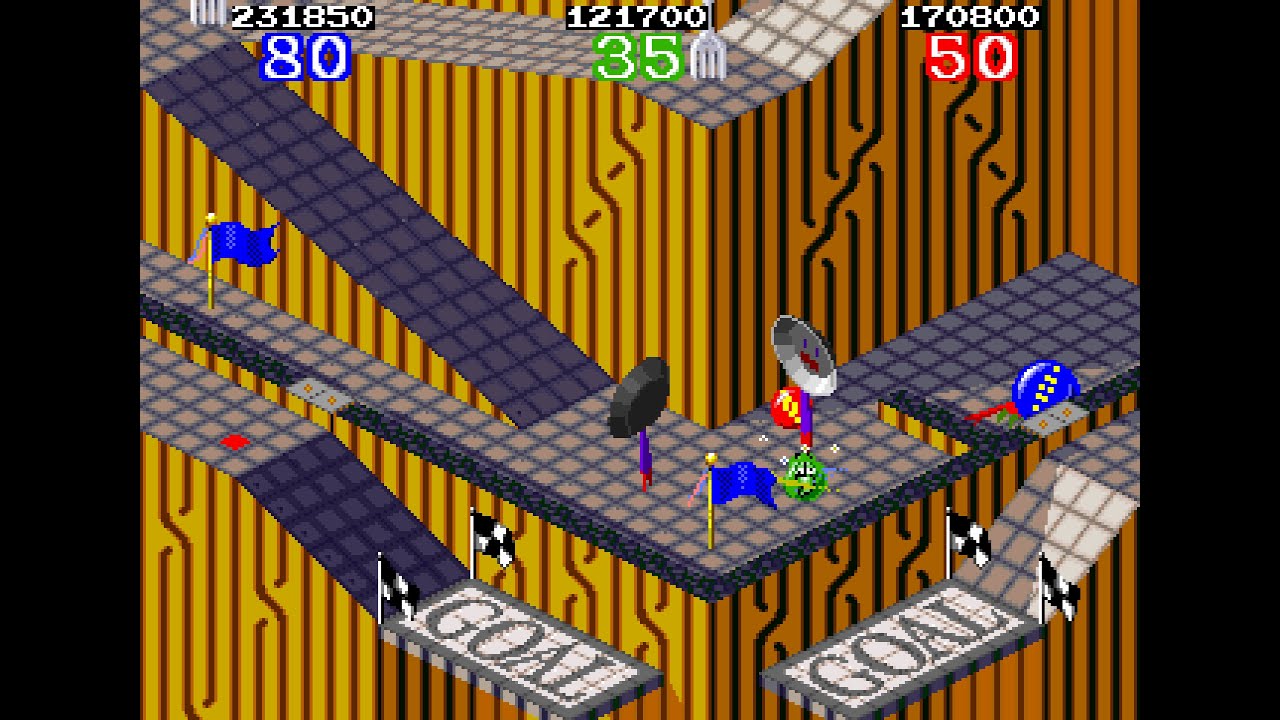 Marble Madness 2 arcade 3 player 60fps