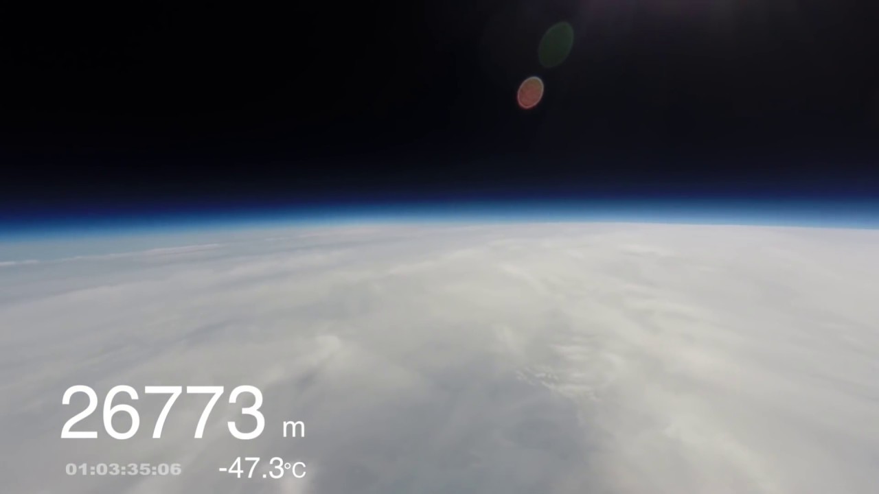 やってみた！成層圏に打ち上げてから海まで落下。ボビー・オロゴンさん回収: 位置がわからない中、驚異的な視力で回収に。Do you have any question Flat Earthers?