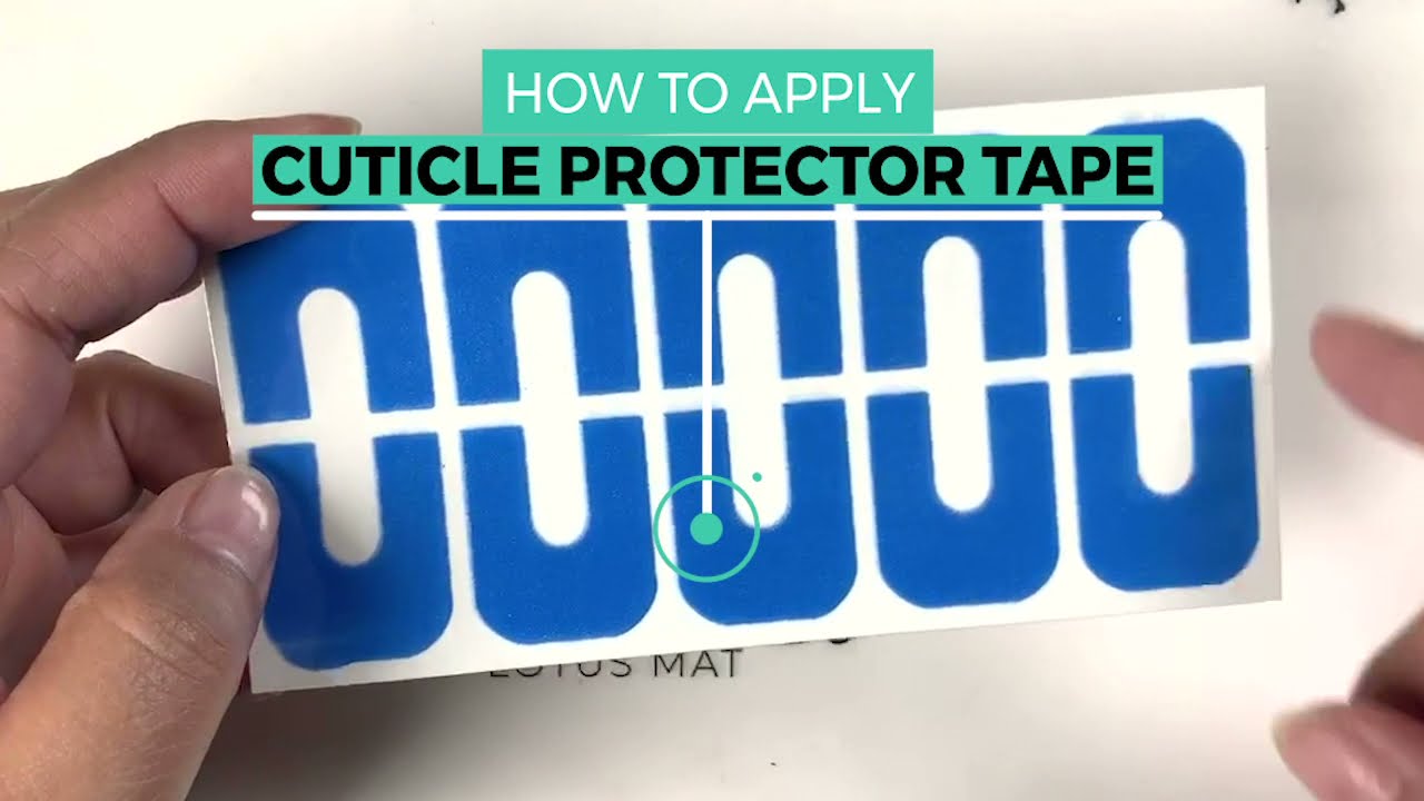 How to Apply Cuticle Protector Tape | 1-Minute Maniology