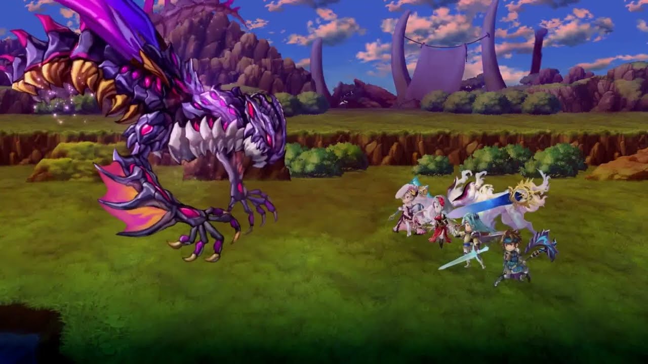 Another Eden Global - Death Eater Lindwyrm - Full Fight with Non-elemental dps