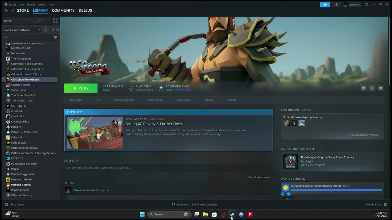how to use jagex launcher/runelite on steam