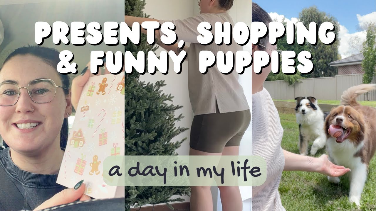 Presents, shopping & FINALLY putting up the christmas tree | A day in the life prepping for 2024