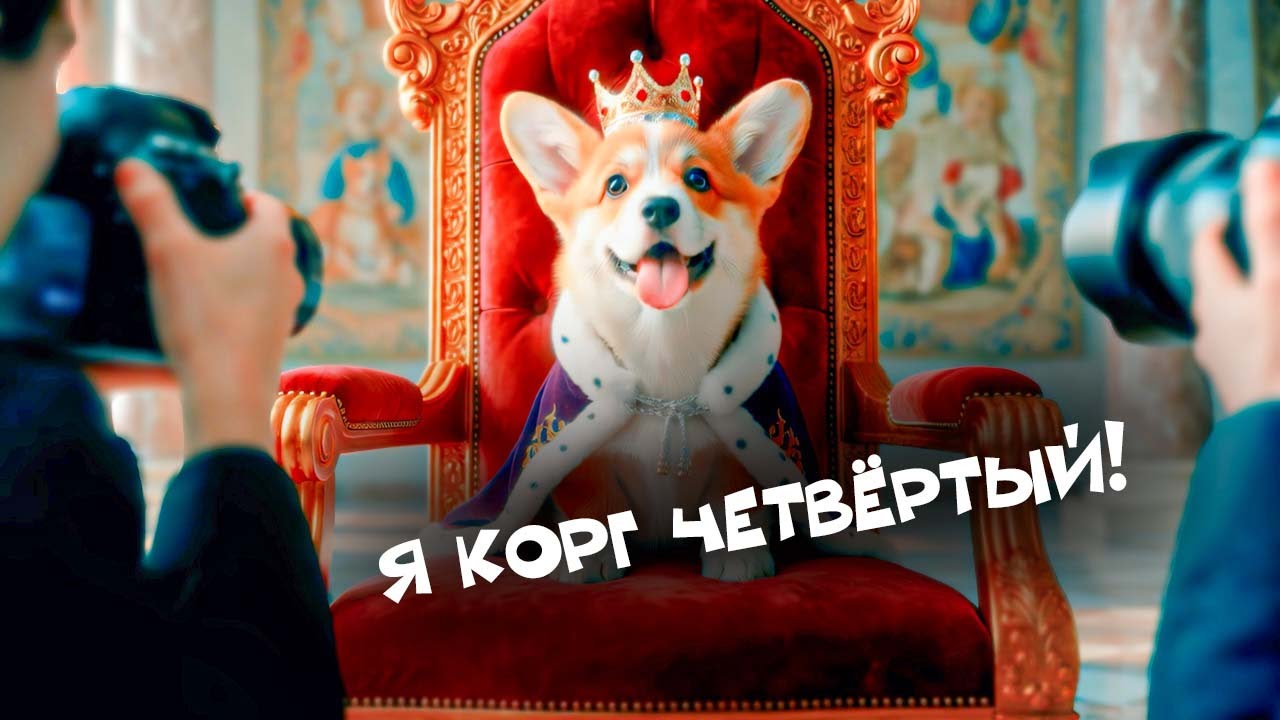 Корги Коржик - Я КОРГ ЧЕТВЁРТЫЙ! (Official music video) Первый клип мини Коржика