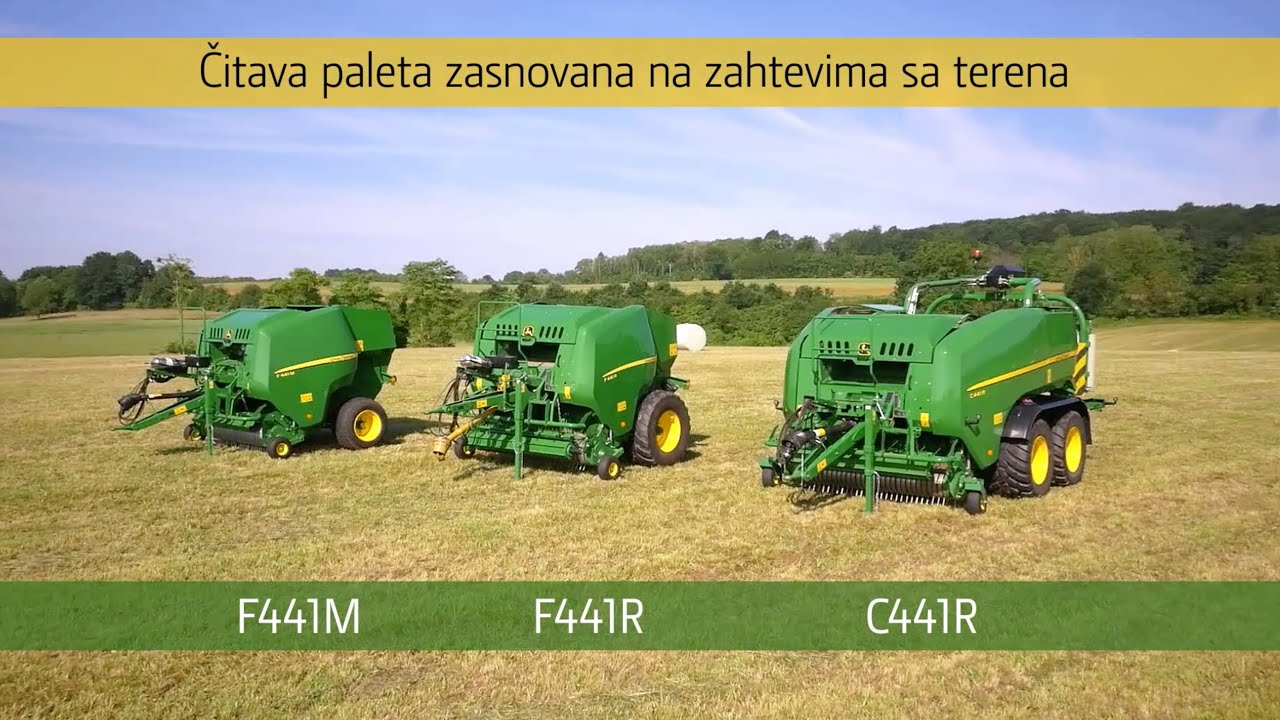 John Deere balirke - Proverena tehnologija presovanja za sve uslove i useve!
