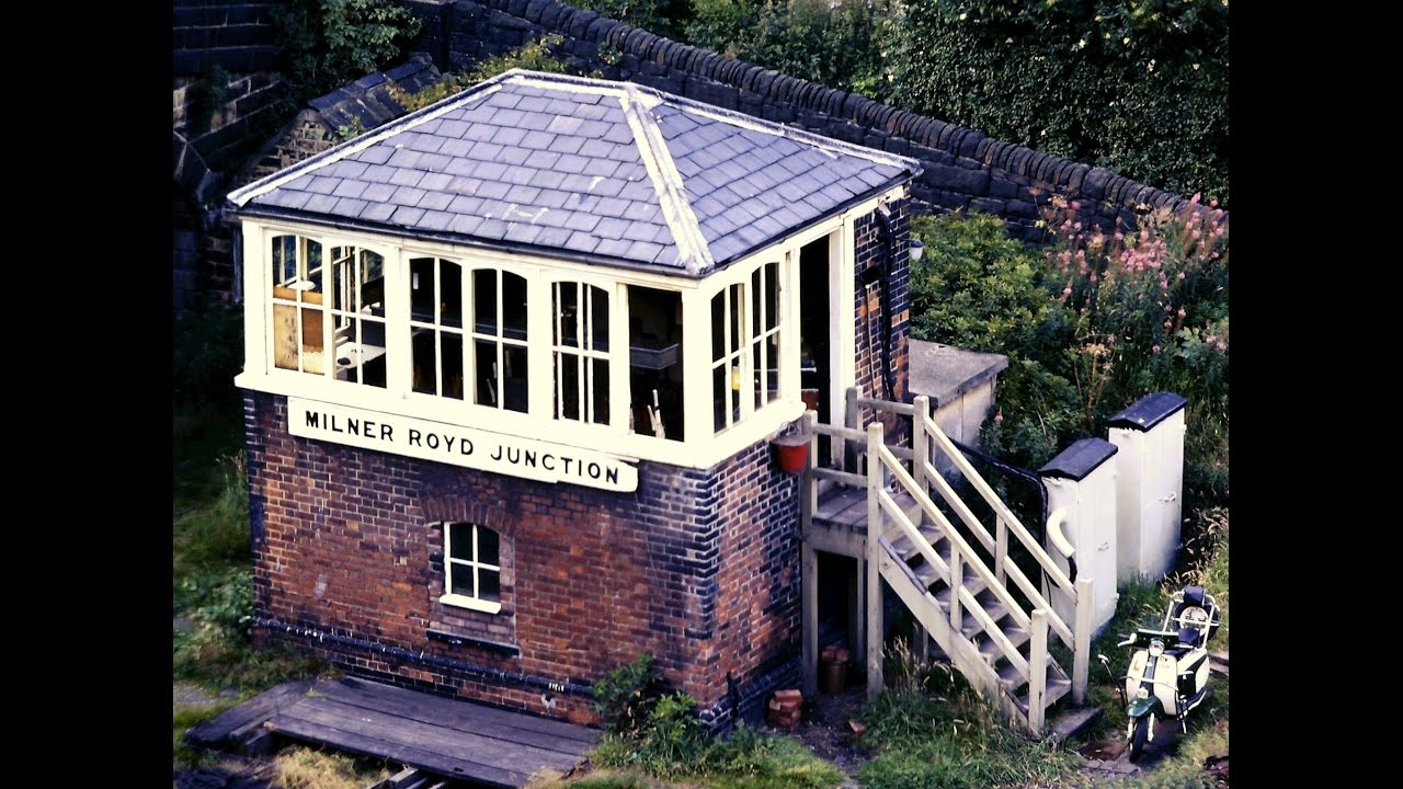 Milner Royd Junction Signal Box in 1972