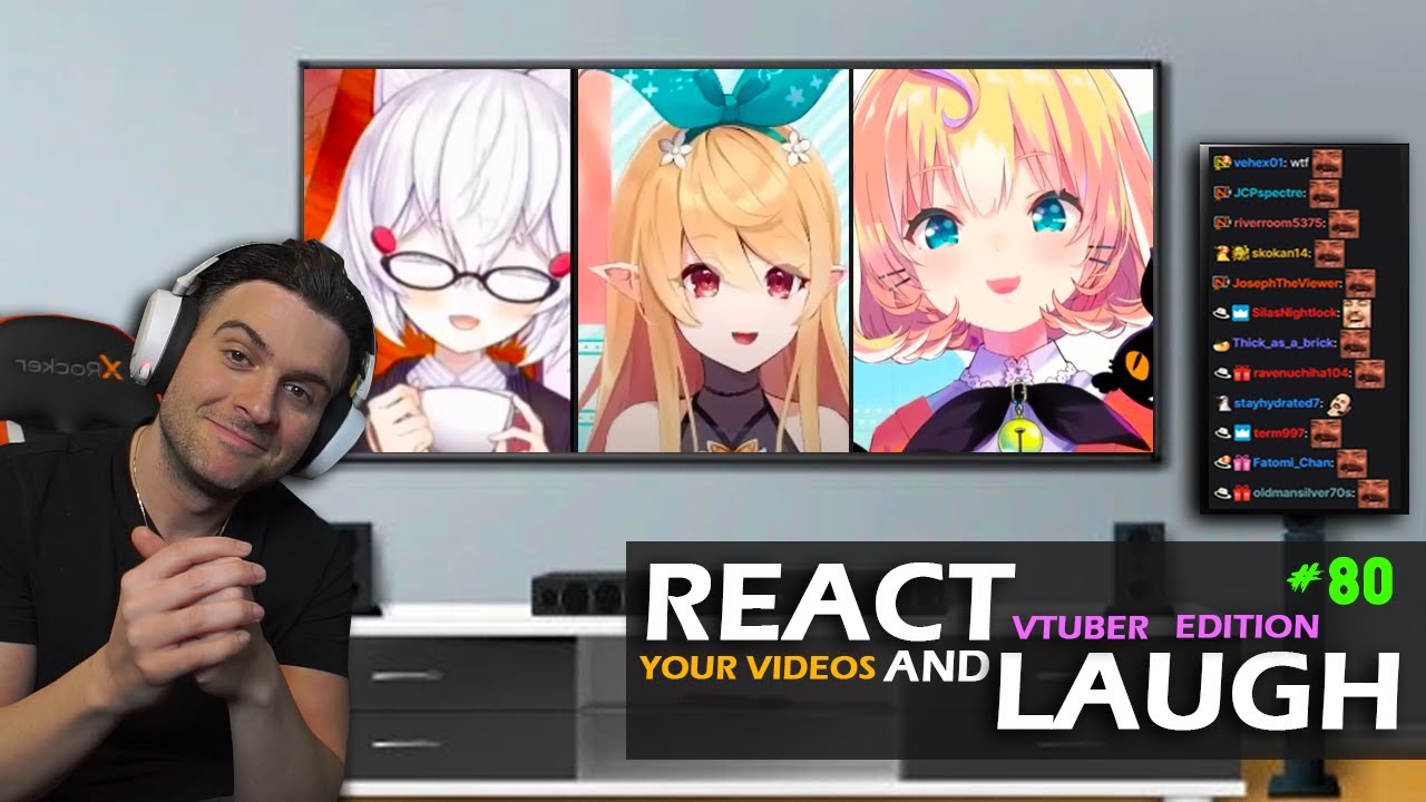 Reacting and Laughing to VTUBER clips YOU sent #80