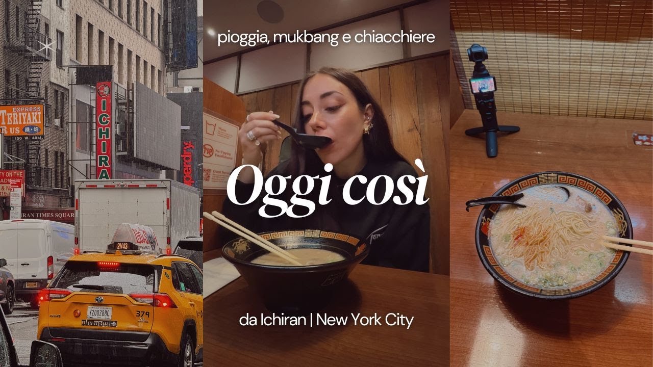 pranziamo insieme | pioggia e nyc 🌧️🇺🇸