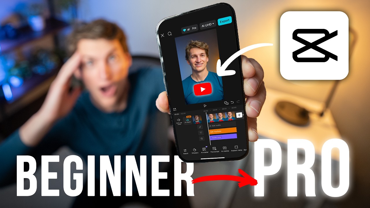 Edit Pro Youtube Videos on CapCut Mobile
