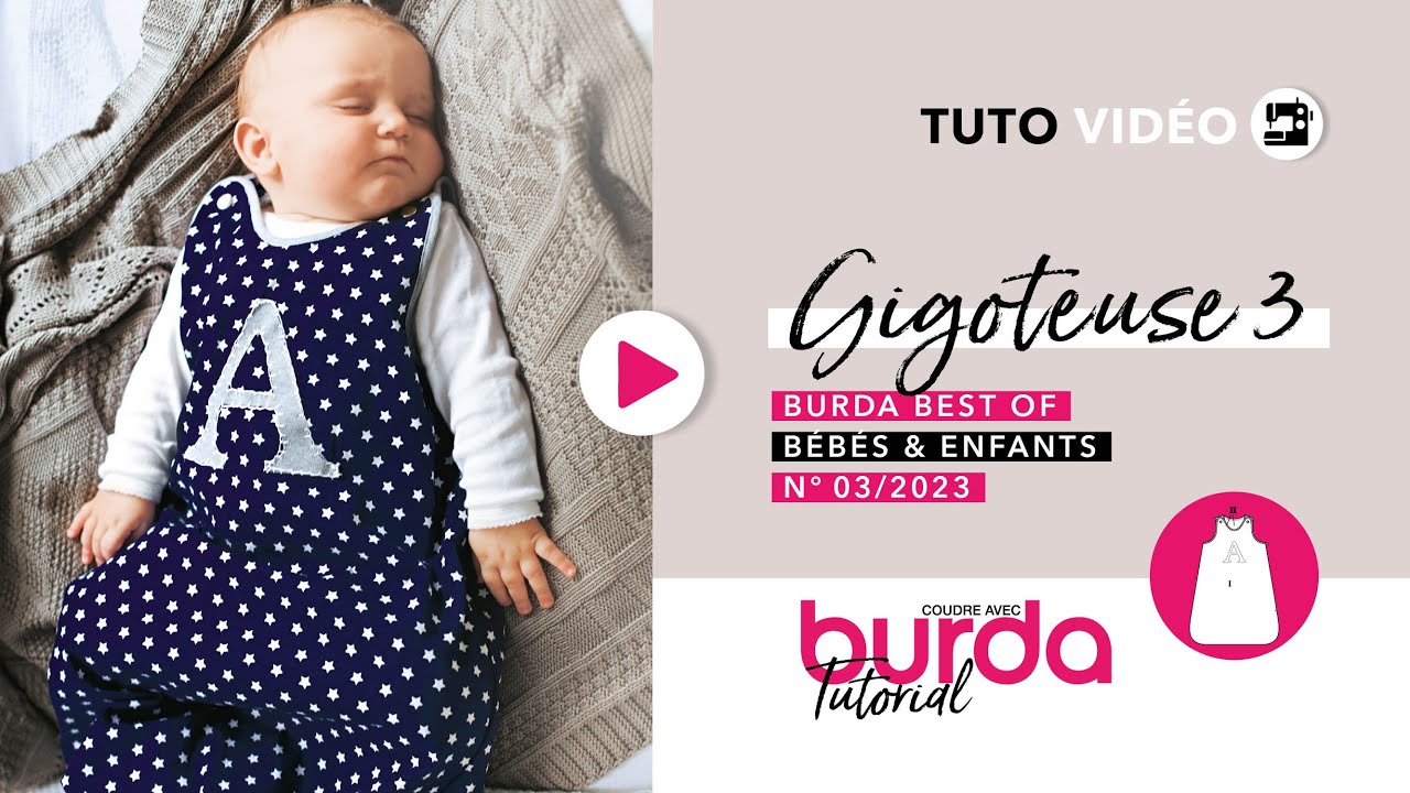 Gigoteuse en popeline n°3 | Burda Best Of Bébés et Enfants