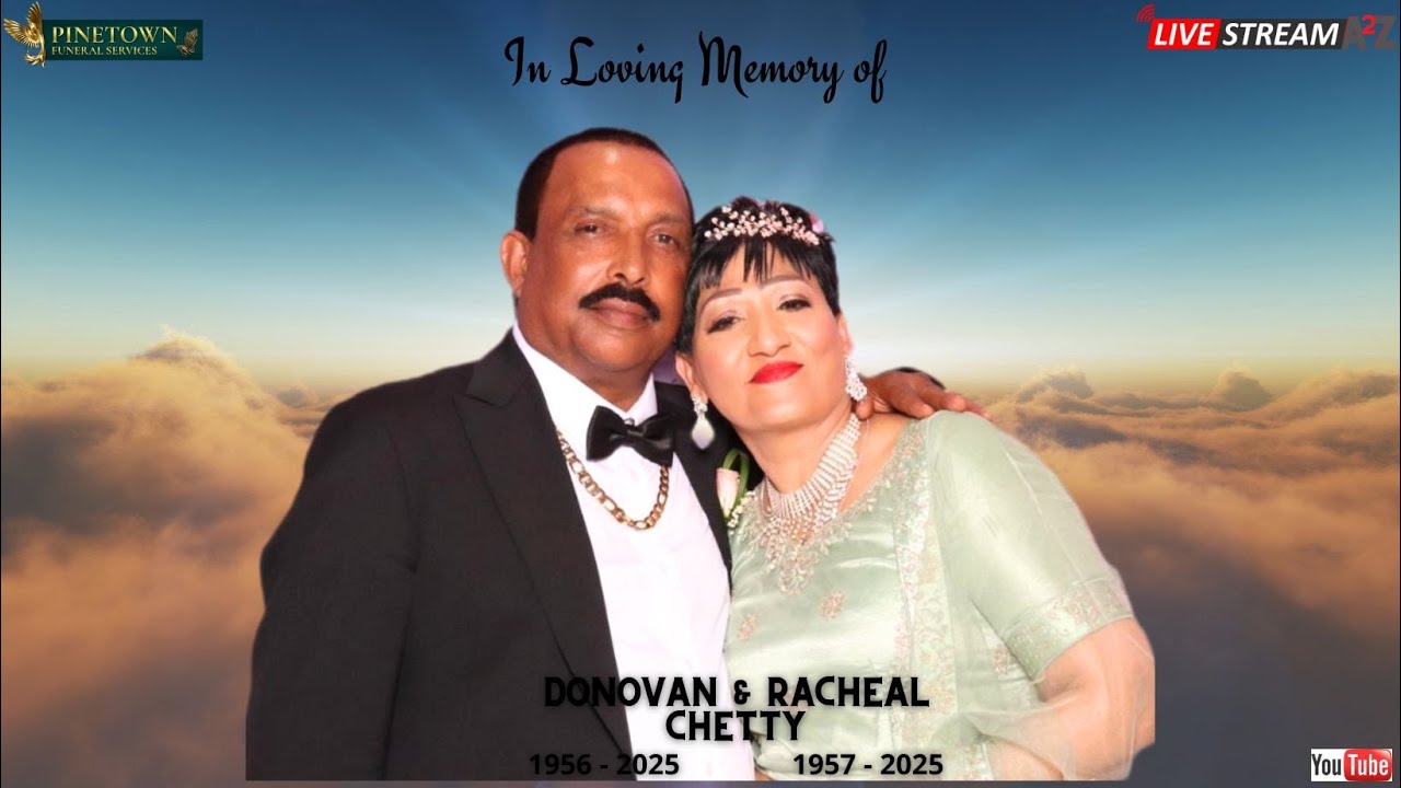 The Funeral Service of Donovan & Racheal Chetty